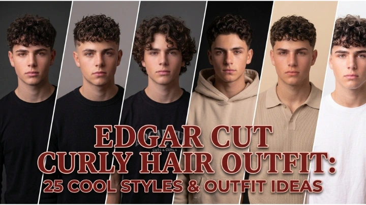 Edgar Cut Curly Hair Outfit: 25 Cool Styles & Outfit Ideas
