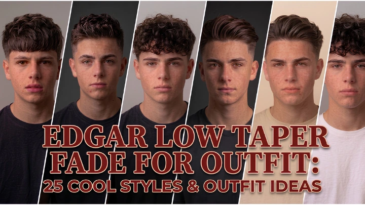 Edgar Low Taper Fade for Outfit: 25 Cool Styles & Outfit Ideas