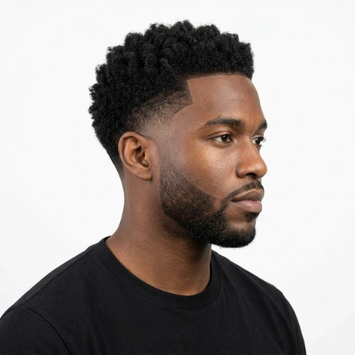 Low Taper Fade Black Male
