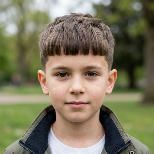 Modern Longer Boy Haircut with Edgar Style