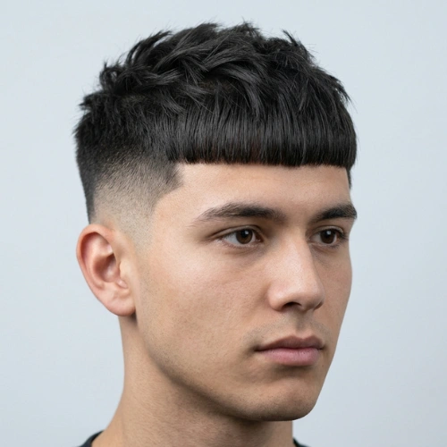 Textured Crop with Straight Fringe
