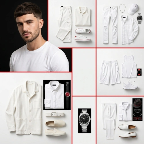 White Edgar Outfit Ideas for Men