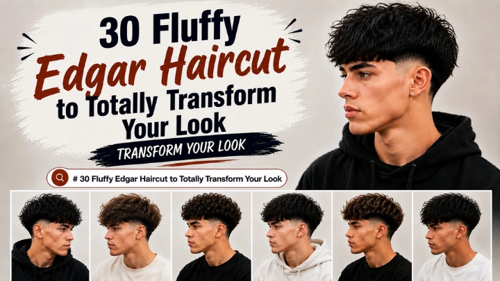 30 Fluffy Edgar Haircut to Totally Transform Your Look
