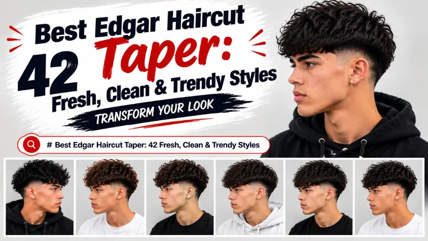Best Edgar Haircut Taper: 42 Fresh, Clean & Trendy Styles