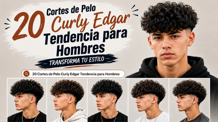 20 cortes de pelo curly edgar tendencia para hombres