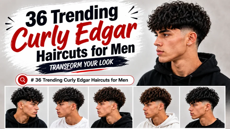 36 Trending Curly Edgar Haircuts for Men [Ultimate Curly Guide]