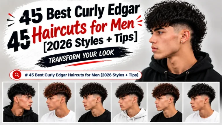 45 Best Curly Edgar Haircuts for Men [2026 Styles + Tips]
