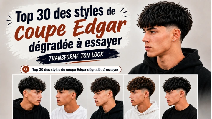 Top 30 des styles de coupe Edgar dégradée à essayer