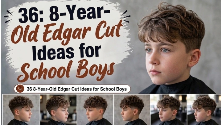 36: 8-Year-Old Edgar Cut Ideas for School Boys