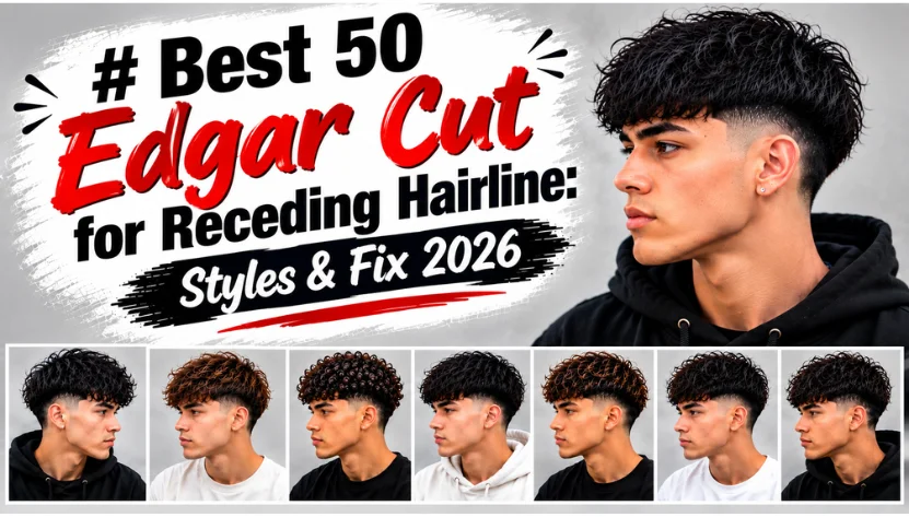 Best 50 Edgar Cut for Receding Hairline: Styles & Fix 2026