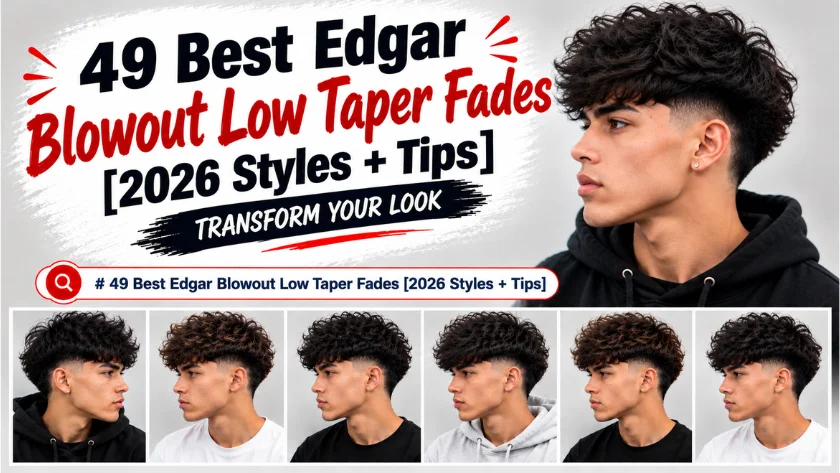 49 Best Edgar Blowout Low Taper Fades [2026 Styles + Tips]