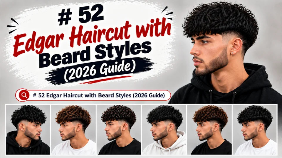 52 Edgar Haircut with Beard Styles (2026 Guide) {Celeb Looks & Fixes}