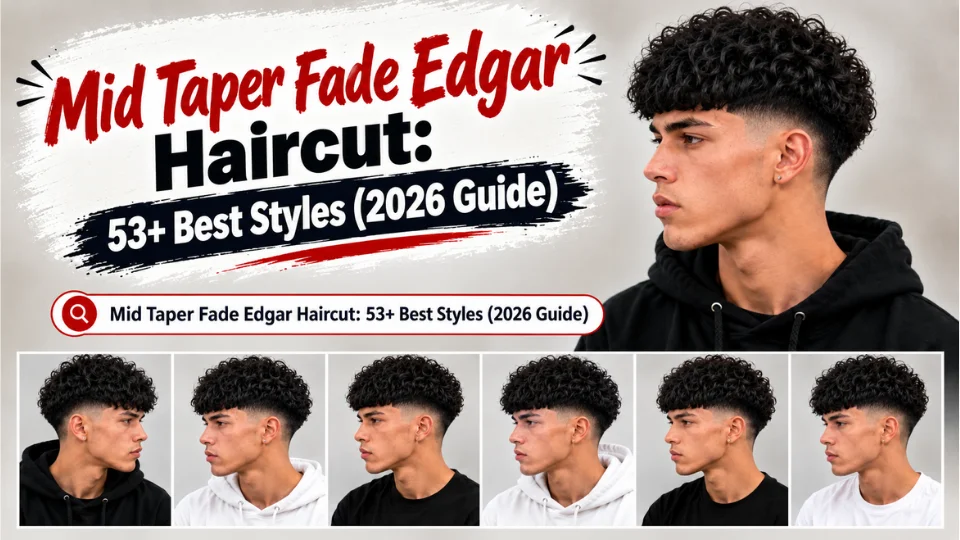 Mid Taper Fade Edgar Haircut 53+ Best Styles (2026 Guide) {Celeb Looks & Fixes} 